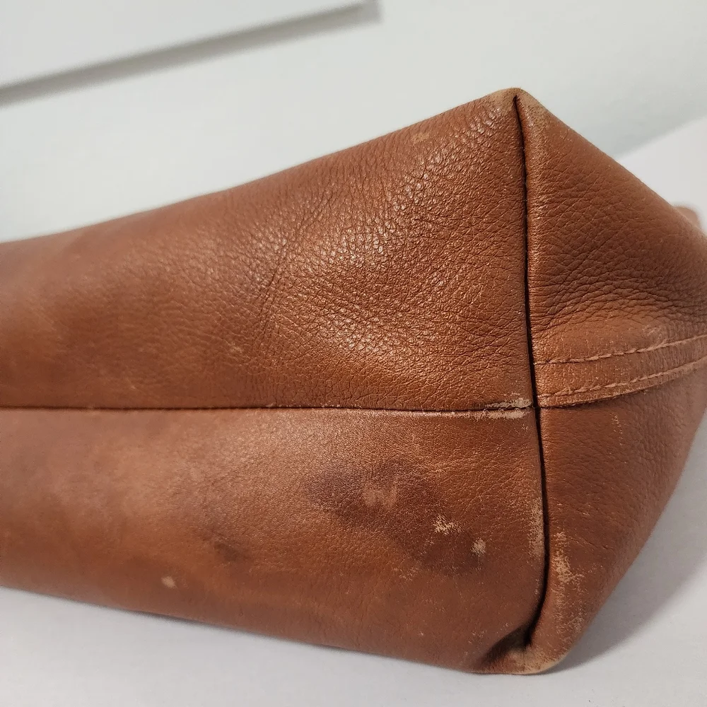 Madewell The Transport Tan Leather Tote Bag - Picture 9 of 13
